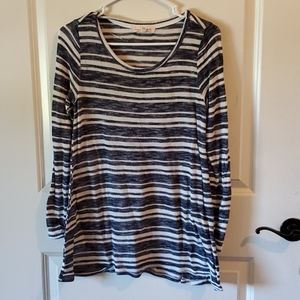 Pink republic striped knit top